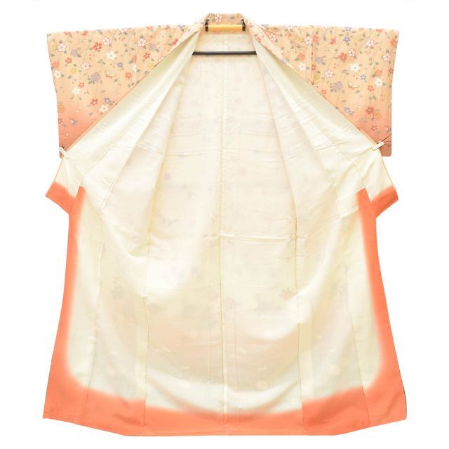 リサイクル着物 訪問着 正絹 絹 Mサイズ ちょっとふくよかL 特品 身丈