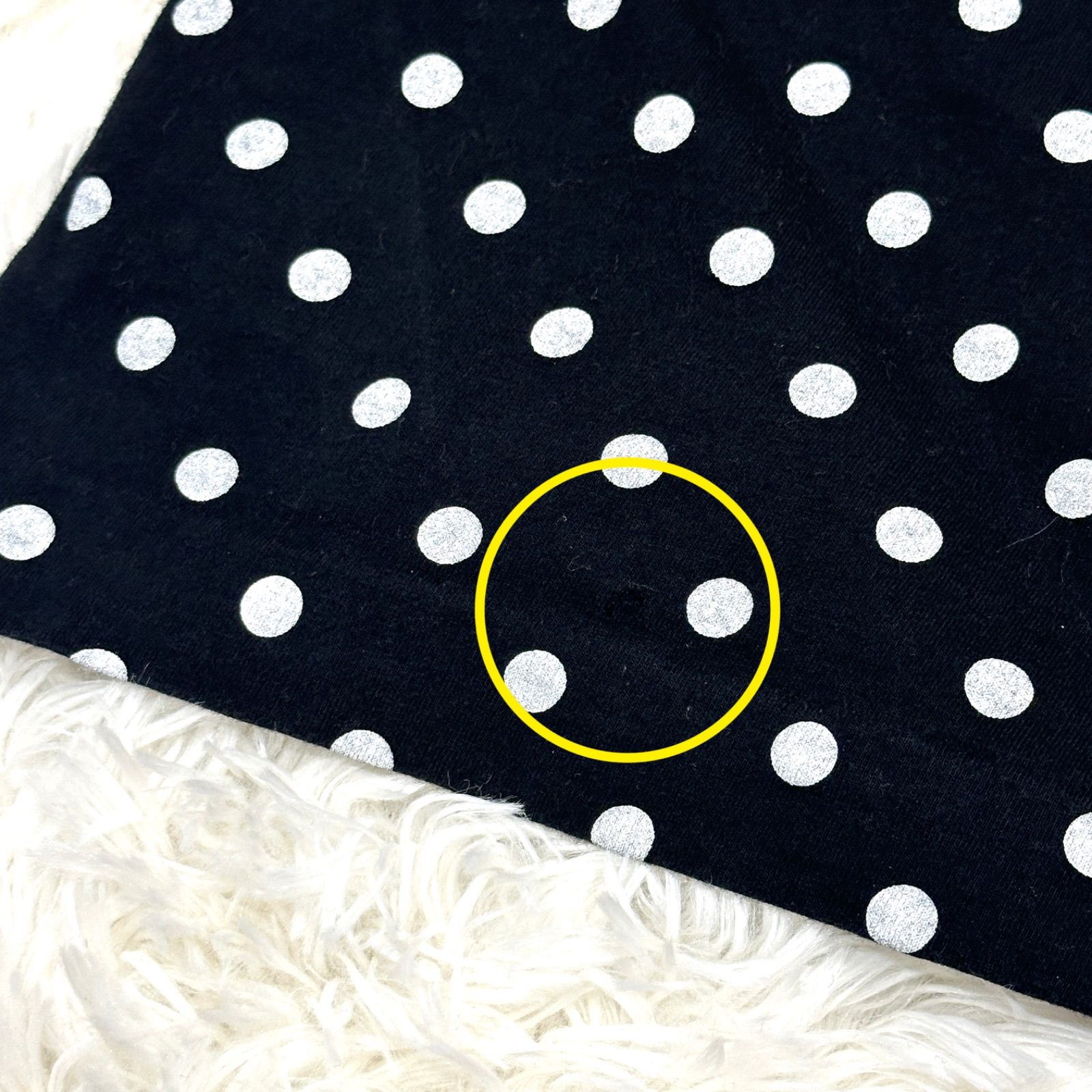 PLAY COMME des GARÇONS ドット柄 長袖 Tシャツ L ロンT ポルカドット