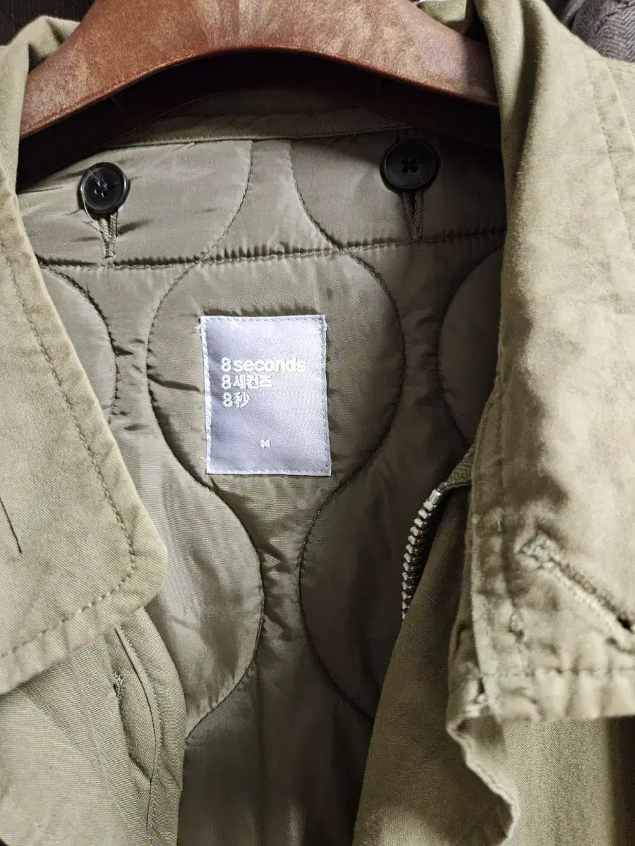M) エイトセカンズ モッズコート カーキ - メルカリ