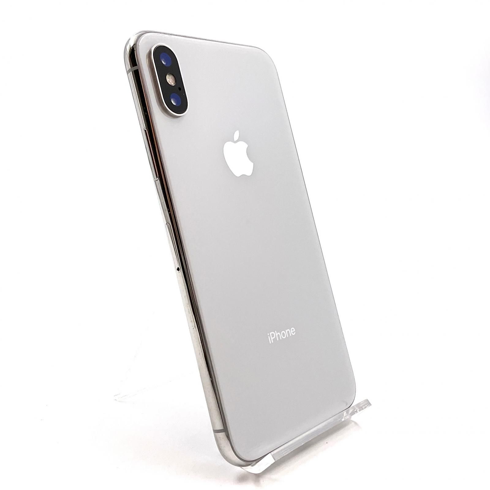 全額返金保証】【最速発送】Apple iPhone X 256GB シルバー docomo 白