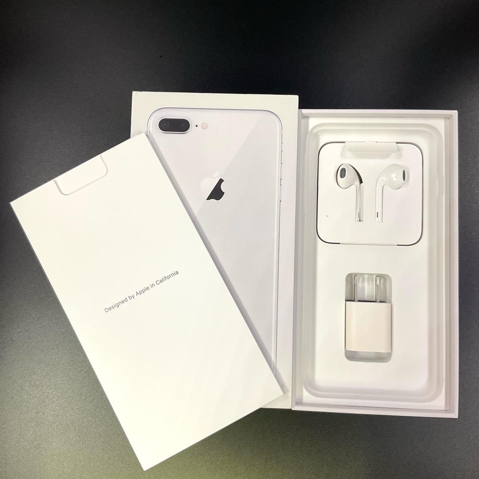 iPhone 8 Plus 256GB シルバー docomo 白ロム 動作確認済 88%【全額