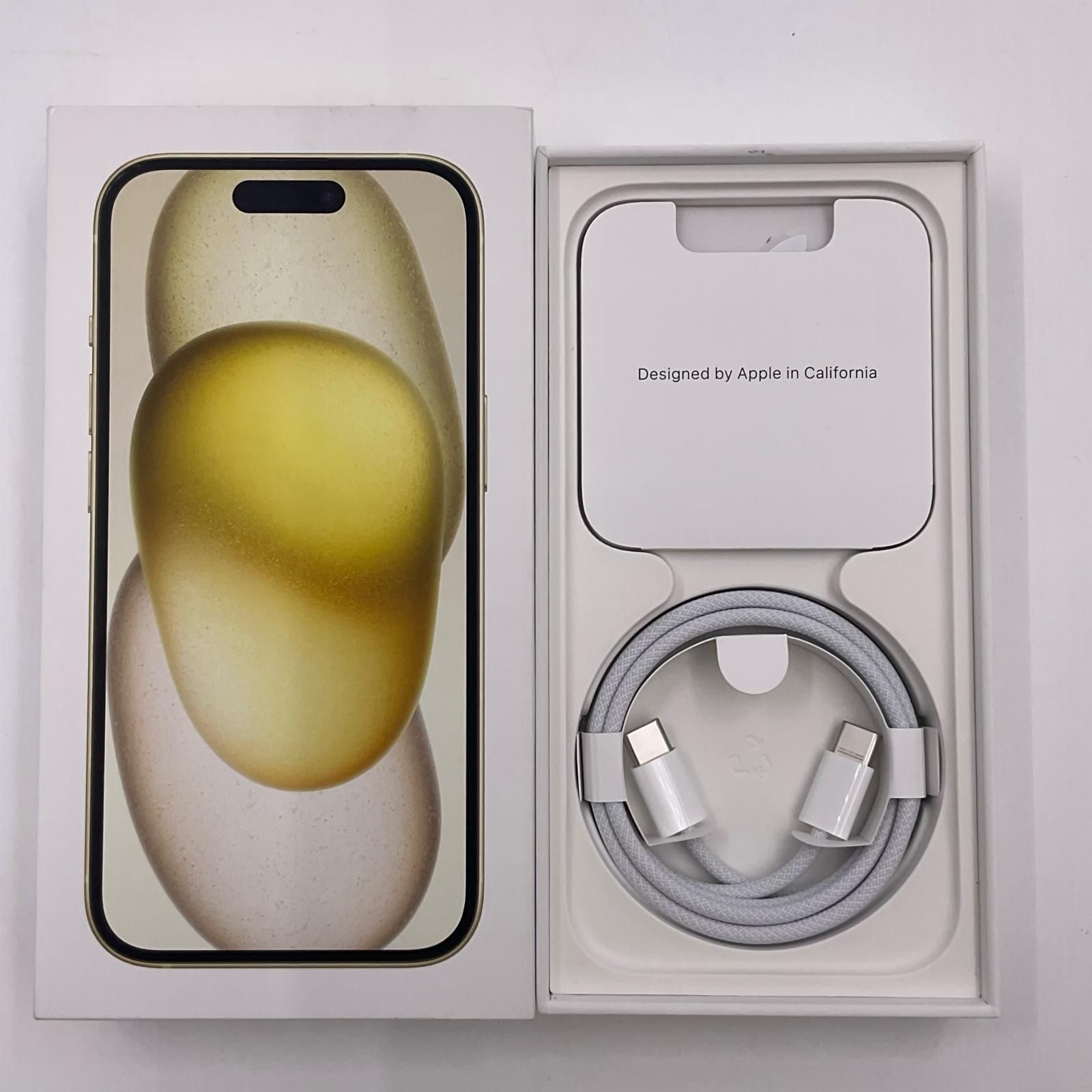 iPhone 15 512GB イエロー SIMフリー 白ロム 動作確認済 83%【全額返金