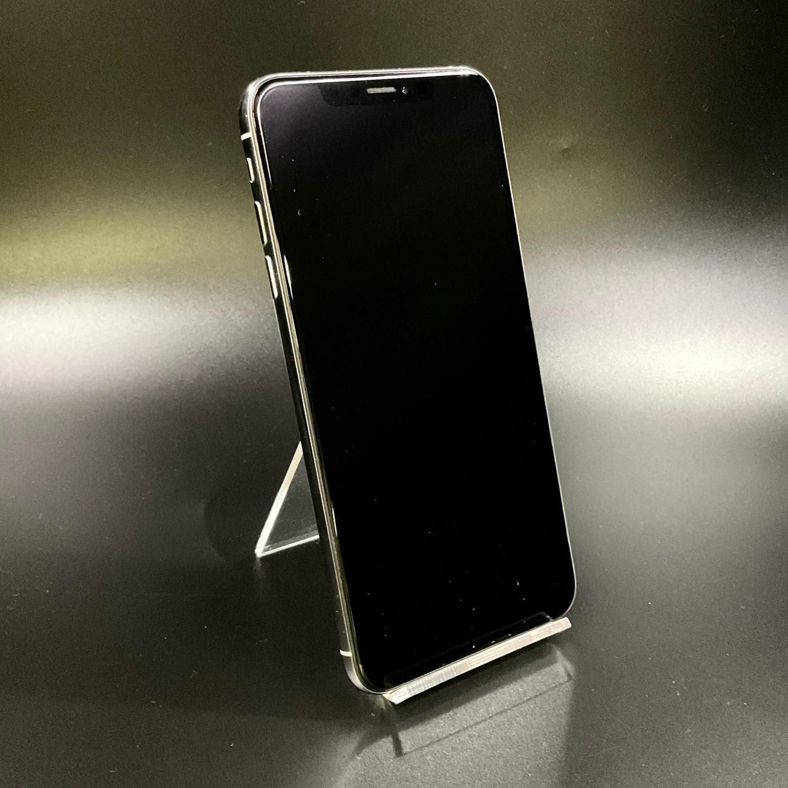 iPhone XS Max 256GB シルバー au 白ロム 動作確認済 84%【全額返金