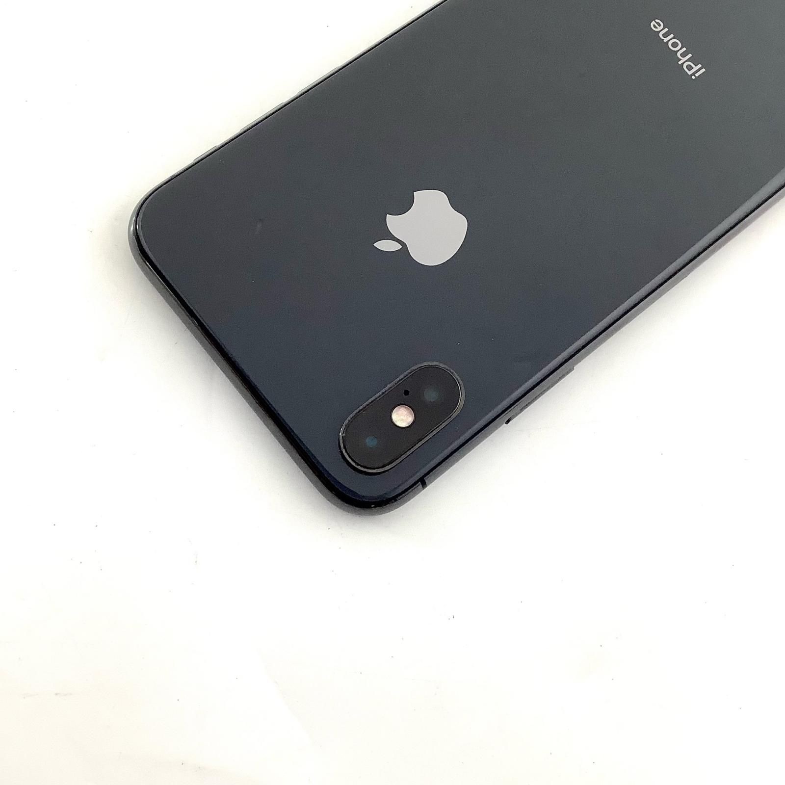 iPhone X 64GB スペースグレイ SIMフリー 白ロム 動作確認済 72%【全額