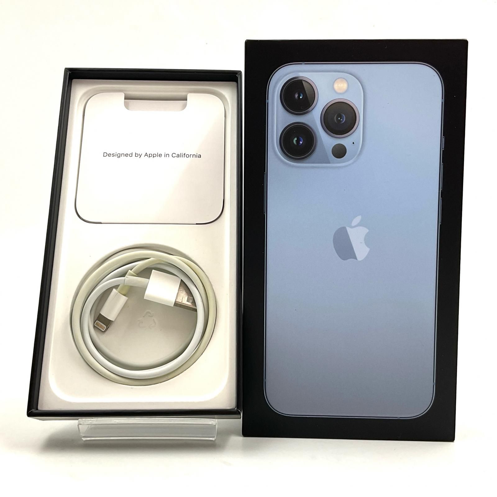 iPhone 13 Pro 128GB シエラブルー docomo SIMフリー 白ロム 動作確認