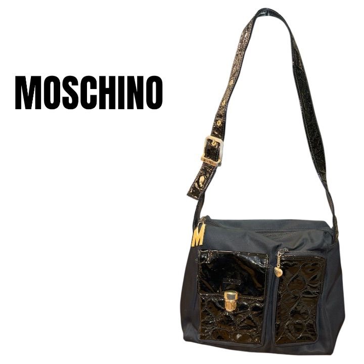 MOSCHINO モスキーノ ショルダーバッグ ハンドバッグ ハートデザイン