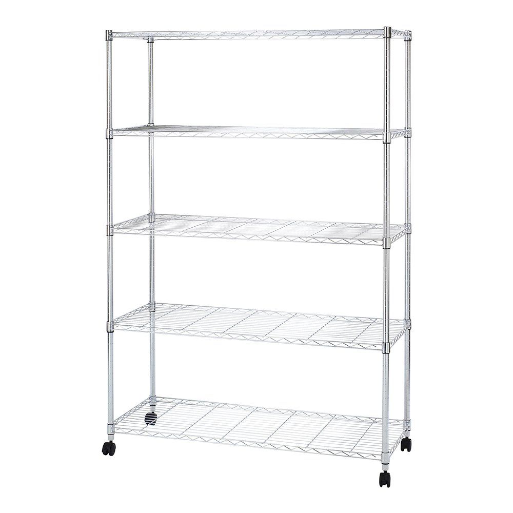 ドウシシャ 棚 ルミナス互換 メタルルミナスラック 幅120 5段 スチール