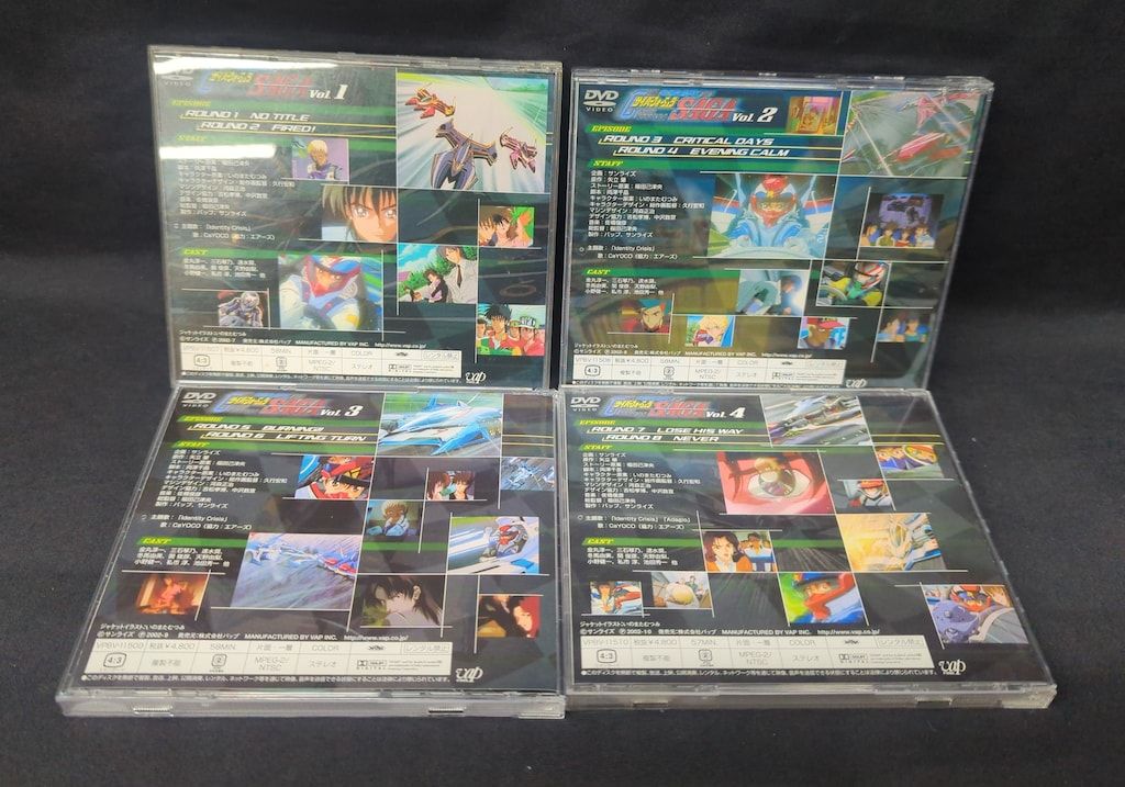 アニメDVD 通常)新世紀GPXサイバーフォーミュラSAGA 全4巻 セット