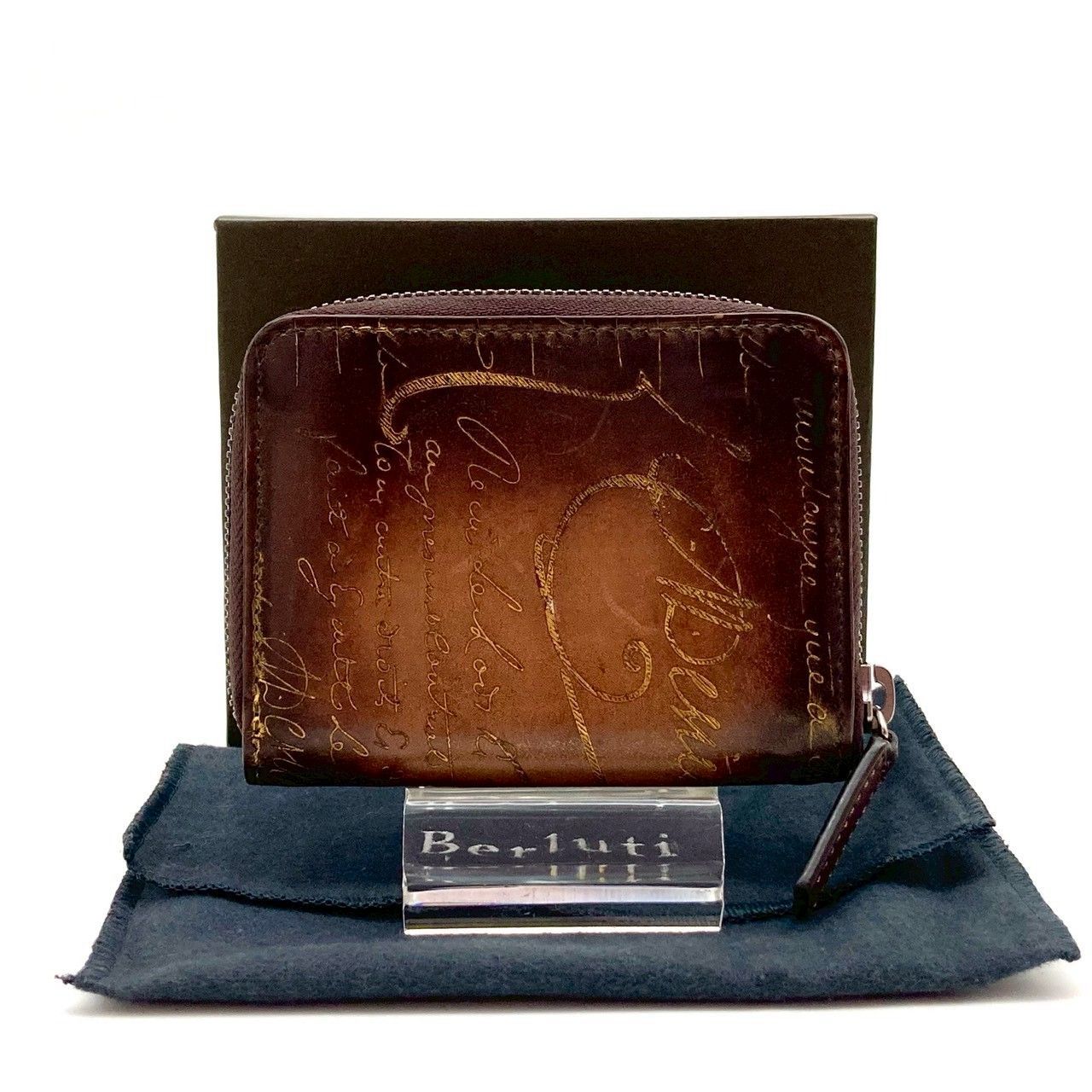 ベルルッティ 小銭入れ コインケース レザー ブラウン レアカラー