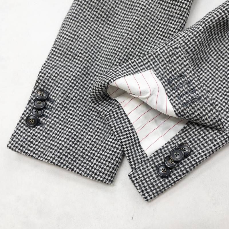 THE GIGI ザジジ テーラードジャケット ハウンドトゥース 千鳥格子