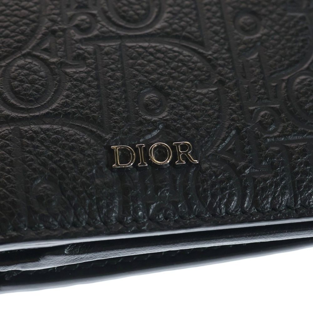 Christian Dior (クリスチャンディオール) オブリーク 二つ折り長財布