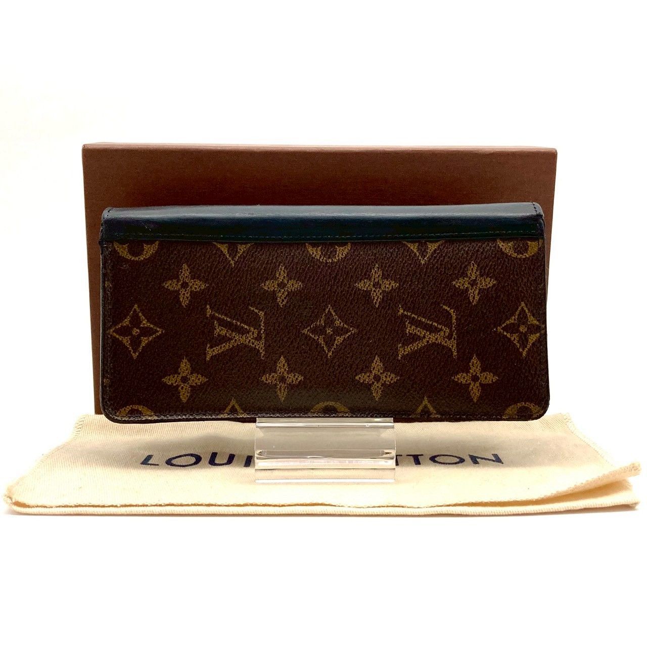 ルイヴィトン モノグラムマカサー ポルトフォイユタノン 長財布 Y80222