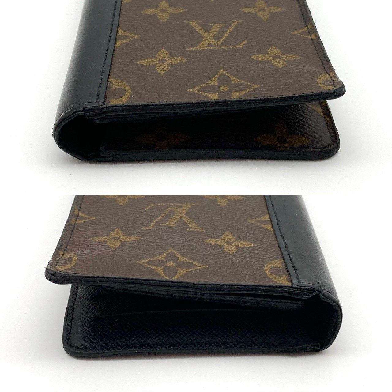 ルイヴィトン モノグラムマカサー ポルトフォイユタノン 長財布 Y80222