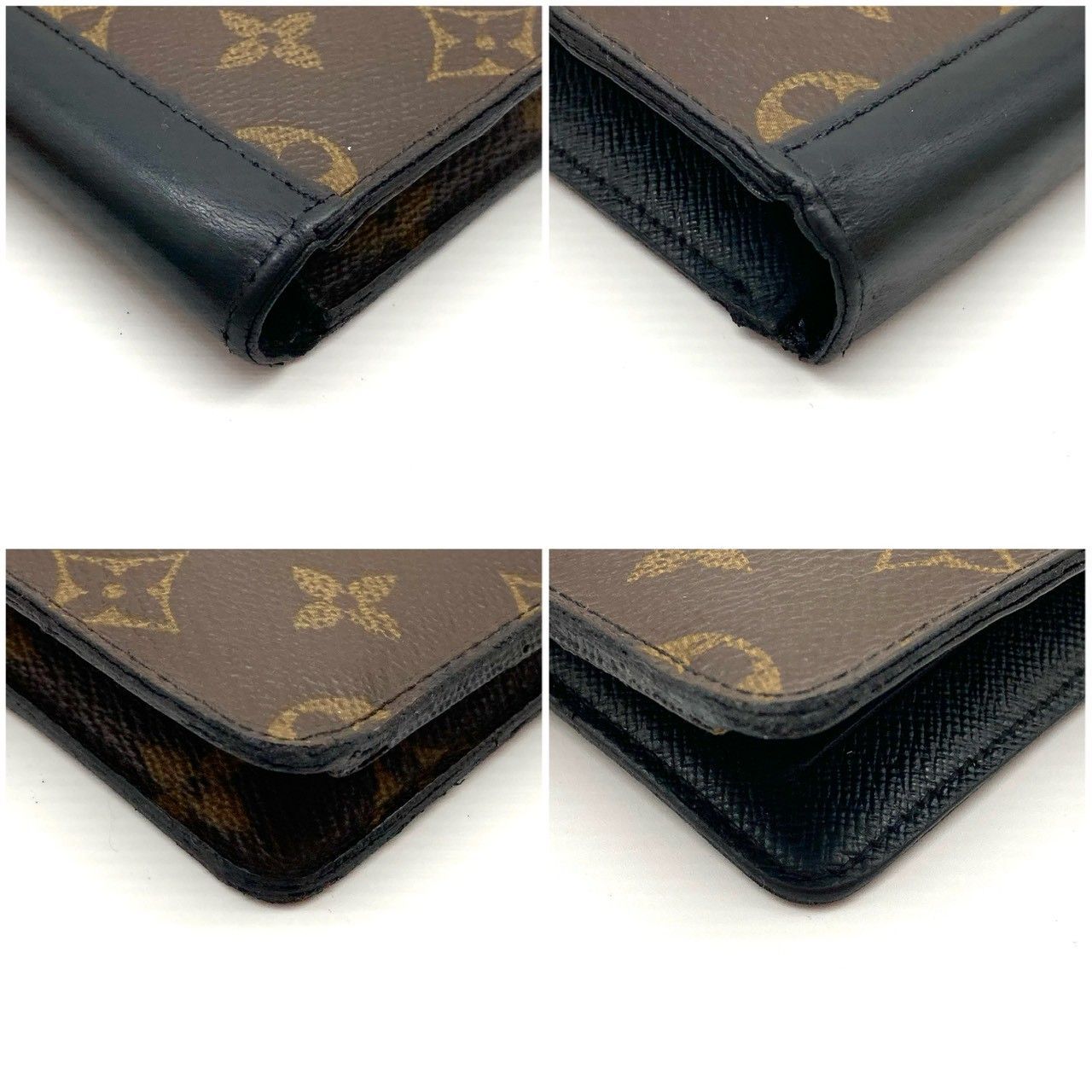 ルイヴィトン モノグラムマカサー ポルトフォイユタノン 長財布 Y80222