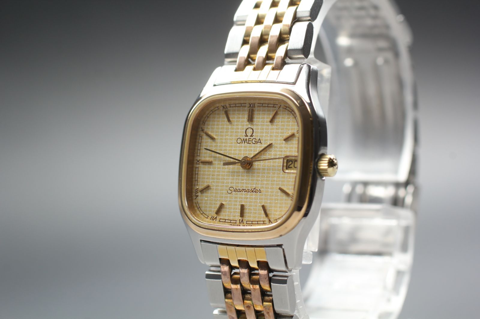 OMEGA シーマスター 796.0875 レディース クォーツ ゴールド 不動 要