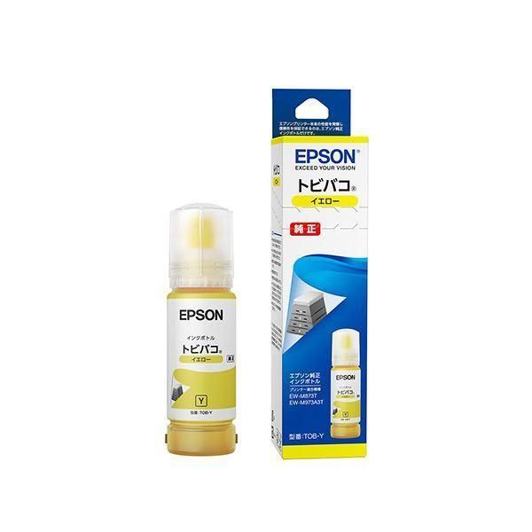 (まとめ) 〔純正品〕 EPSON(エプソン) TOB-Y トビバコ イエロー 〔×3セット〕