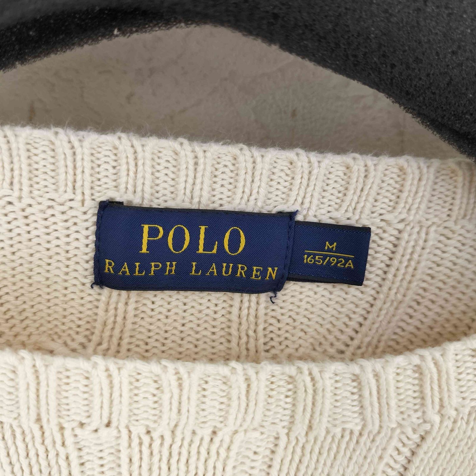 ポロラルフローレン POLO RALPH LAUREN ポニー刺繍 ケーブル編み