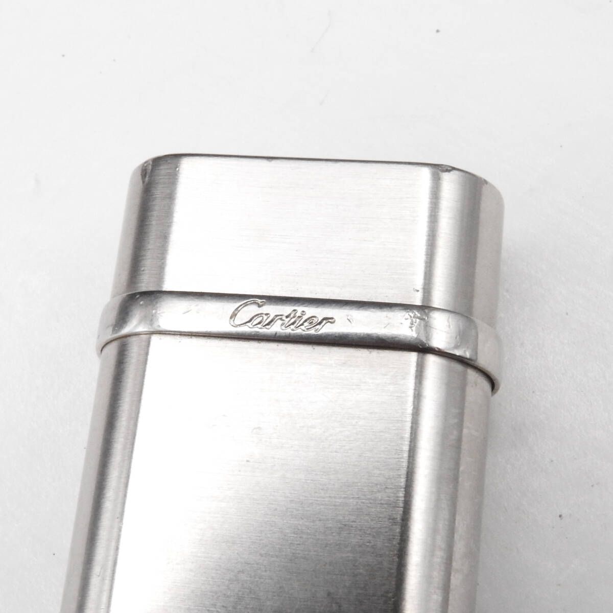 Cartier カルティエ ゴドロン ヘアーライン ローラー式 ガスライター 