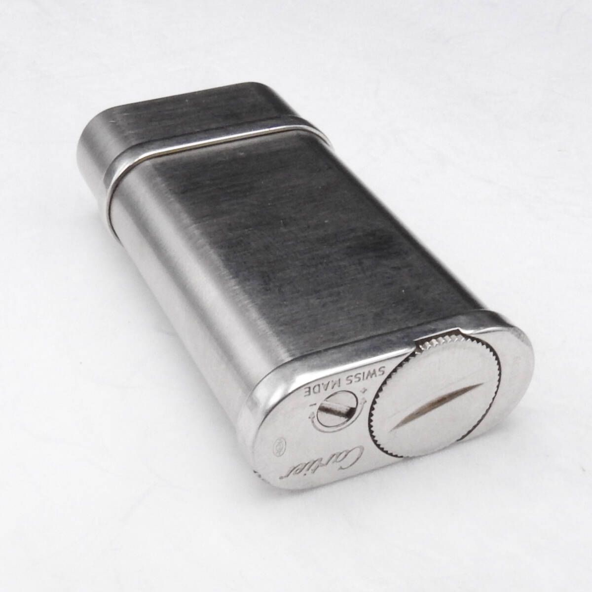 Cartier カルティエ ゴドロン ヘアーライン ローラー式 ガスライター 