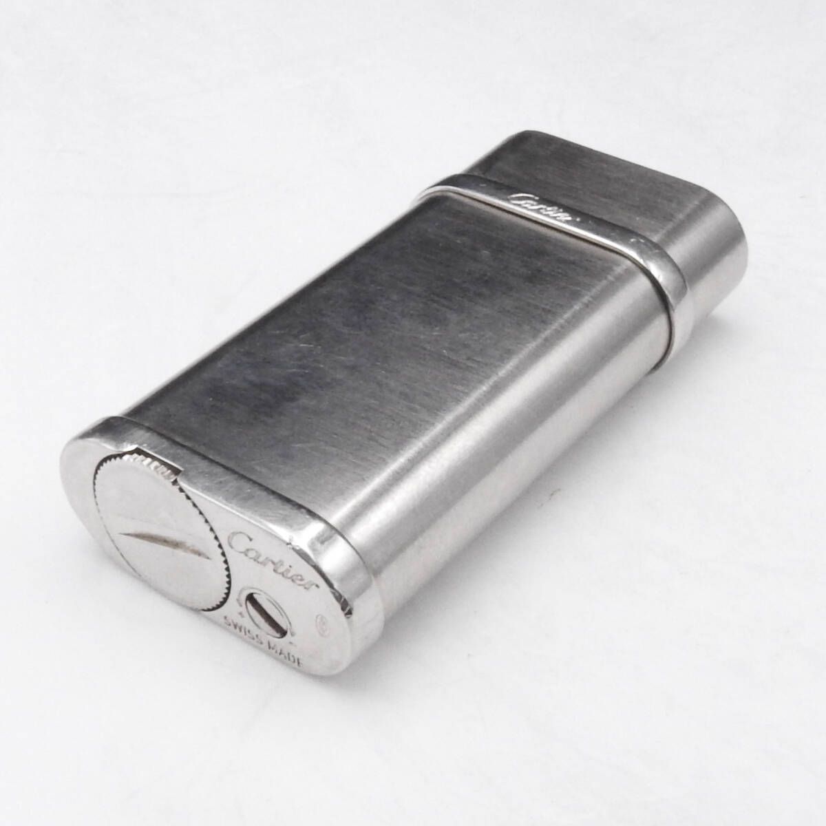 Cartier カルティエ ゴドロン ヘアーライン ローラー式 ガスライター 