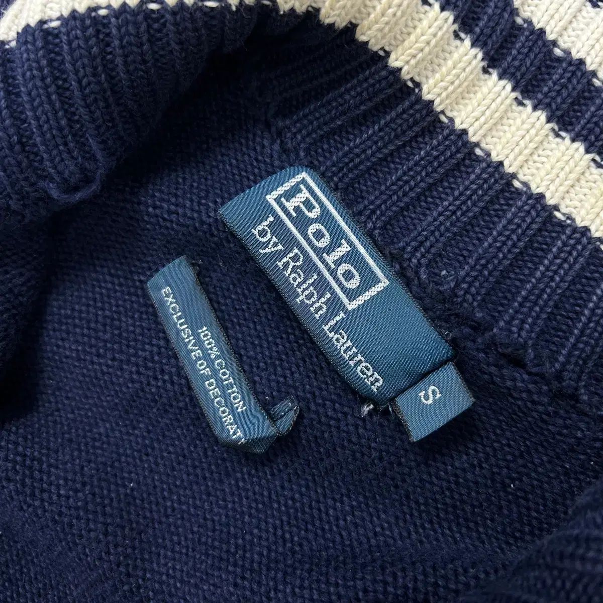 ポロ チーフキープ NEW YORK ビックポニー ニットジップアップ (S