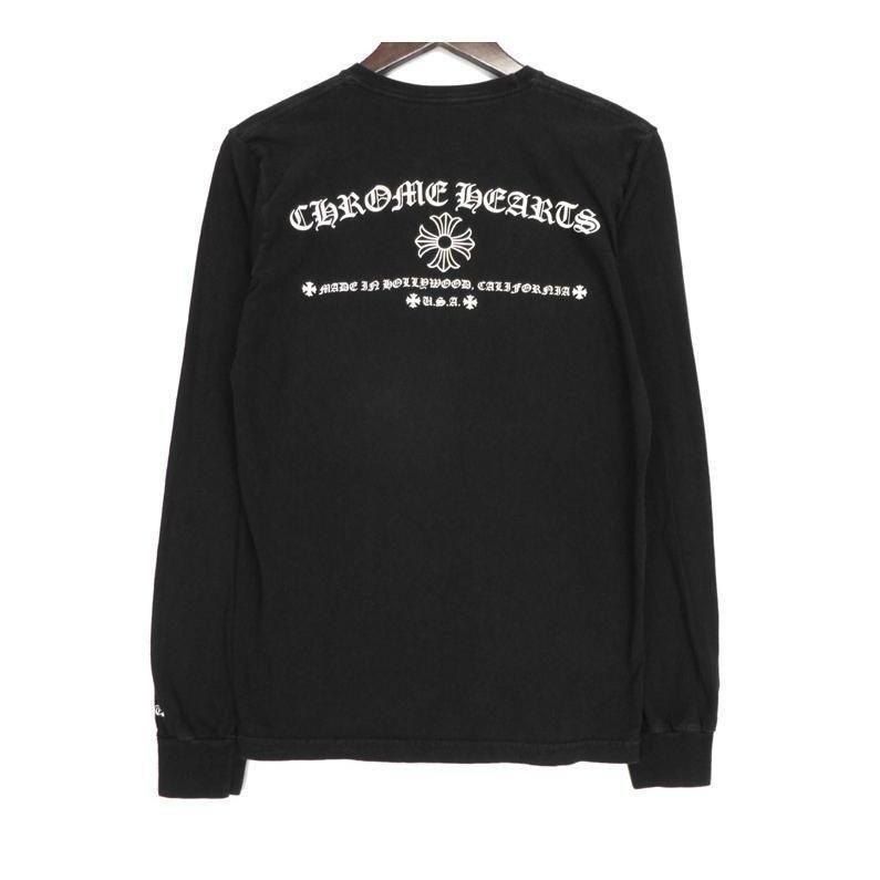 クロムハーツ CHROME HEARTS 【 CH L/S TEE 】 CH プラス ロゴ バック