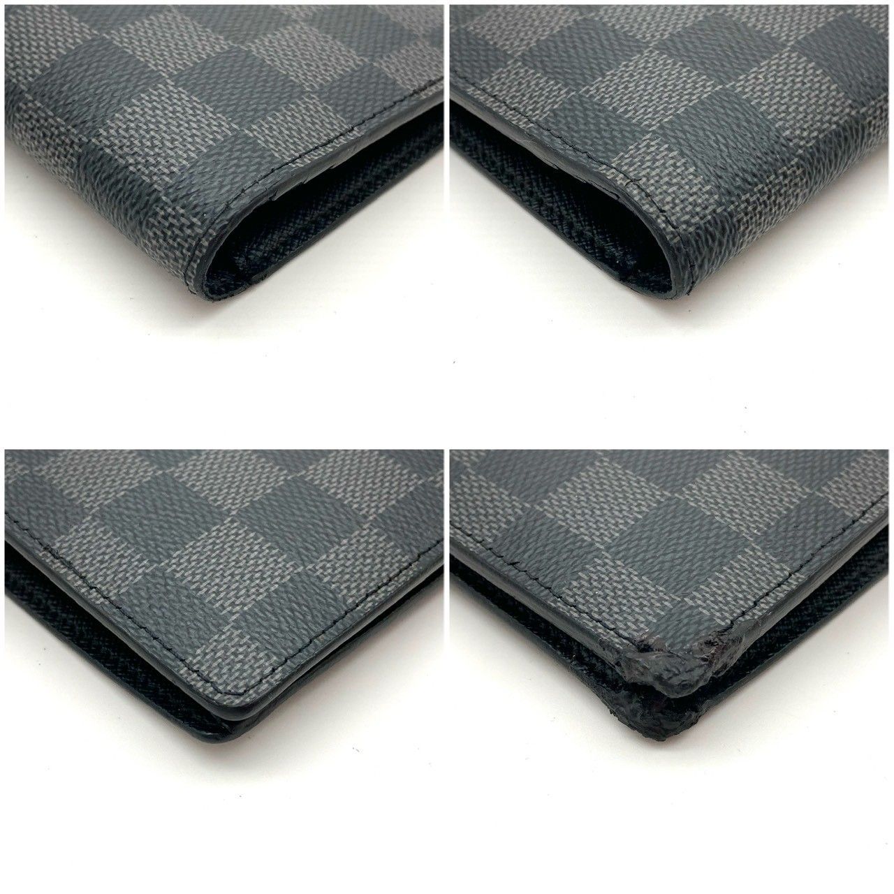 ルイヴィトン ダミエ グラフィット ポルトフォイユ ブラザ 長財布