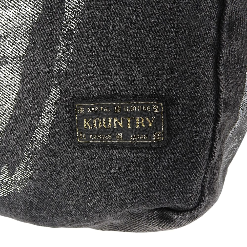 KAPITAL キャピタル KOUNTRY ボーン デニム ショルダーバッグ メンズ