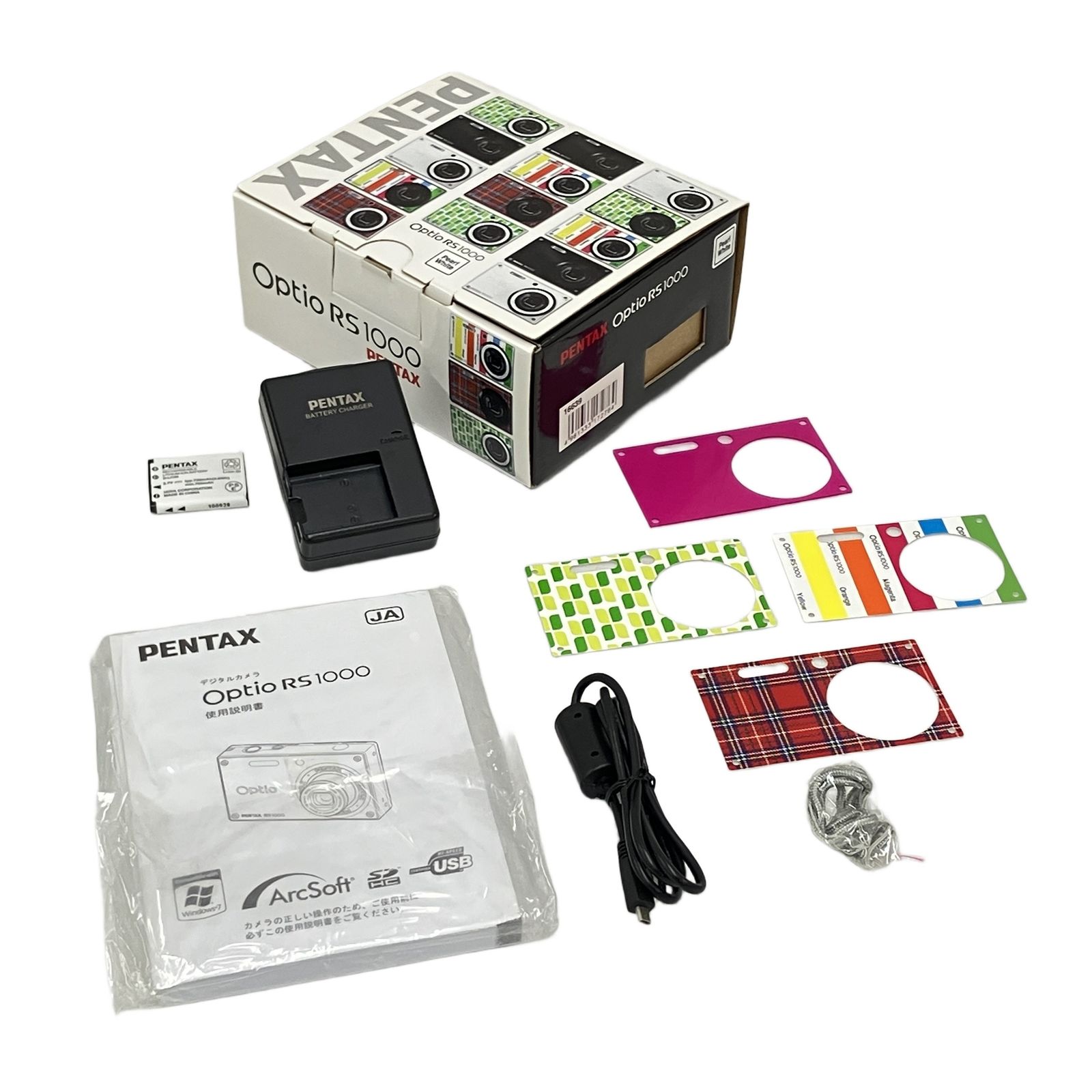 PENTAX Optio RS1000 パールホワイト ペンタックス コンパクトデジタル