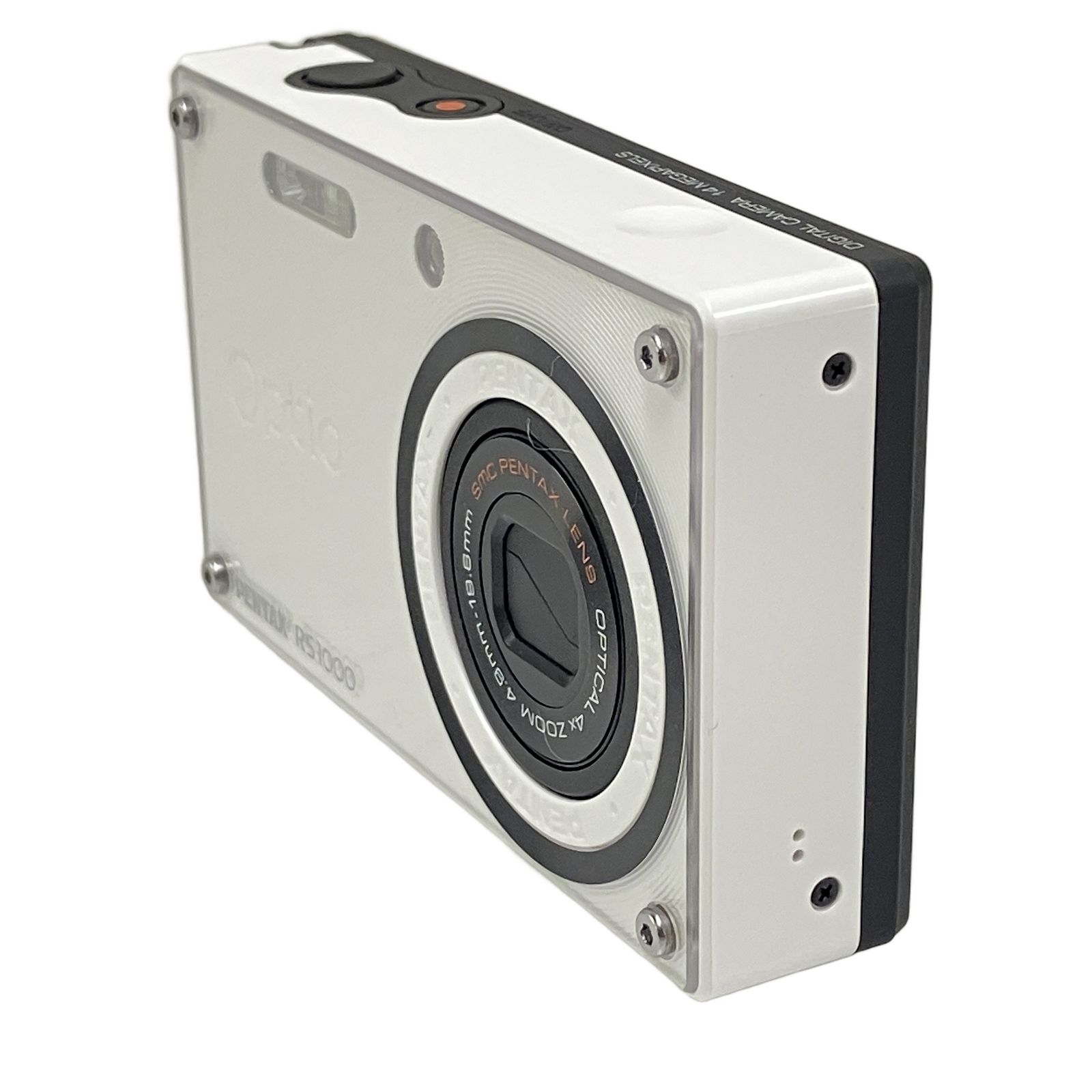 PENTAX Optio RS1000 パールホワイト ペンタックス コンパクトデジタル