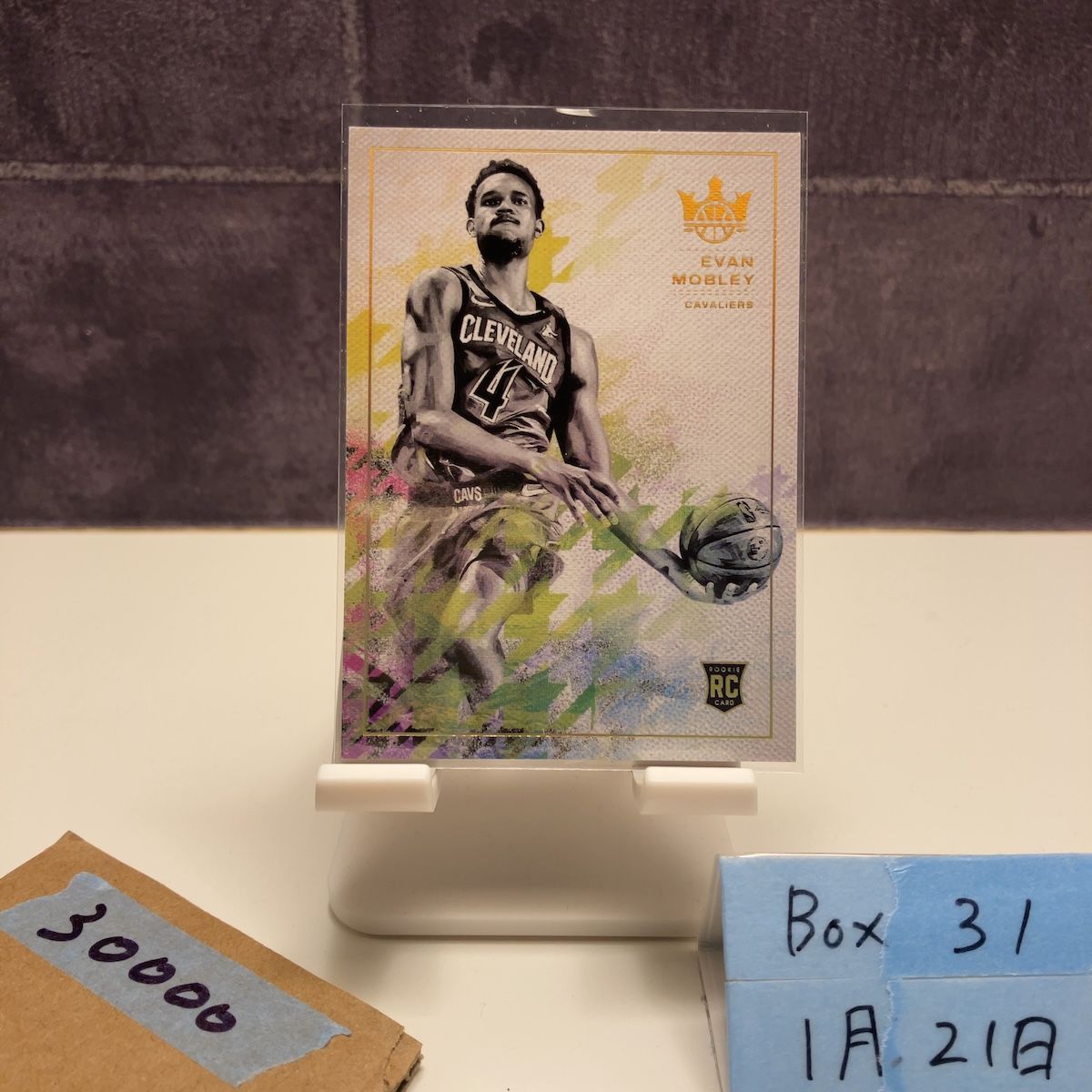 2021 Panini Court Kings Evan Mobley Cleveland Cavaliers RC