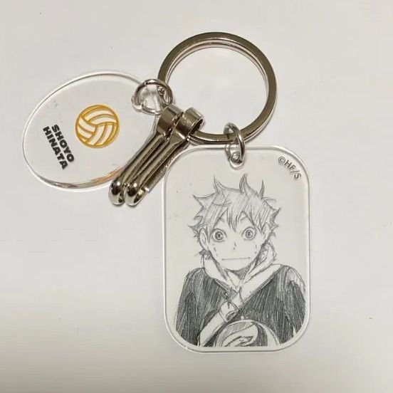 ハイキュー ファンパーク クリアベースキーホルダー 日向翔陽 - メルカリ