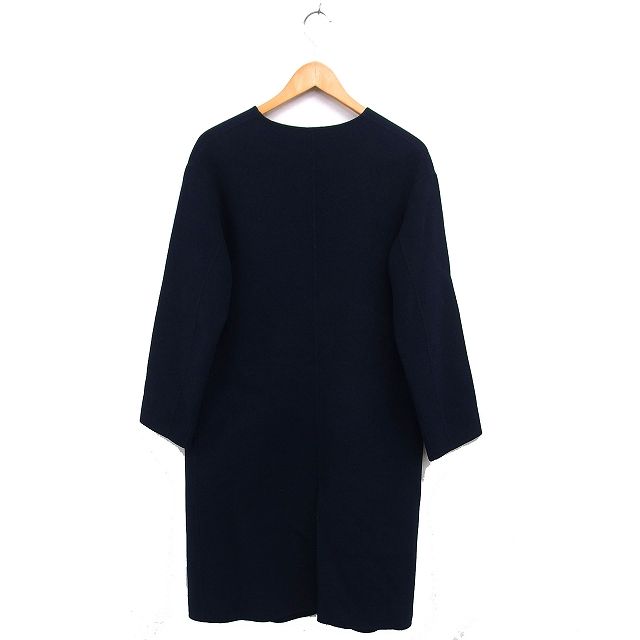 スピック&スパン Spick&Span ダブル ノーカラー コート アウター