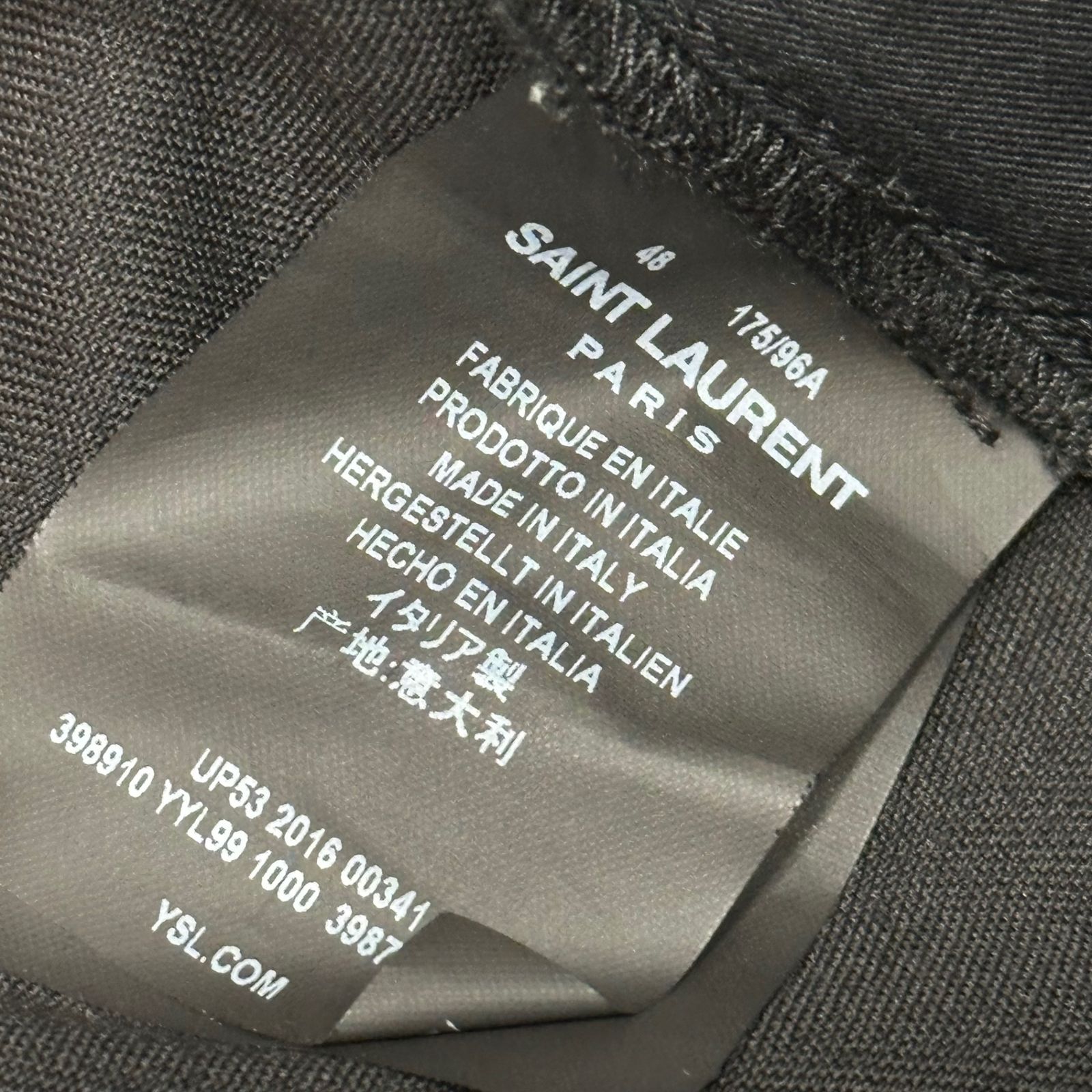 SAINT LAURENT PARIS(サンローランパリ) 16AW By Hedi Slimane 1B 