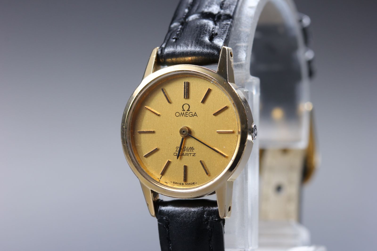 OMEGA デビル レディース ゴールド 不動 要メンテ 新品ベルト - メルカリ