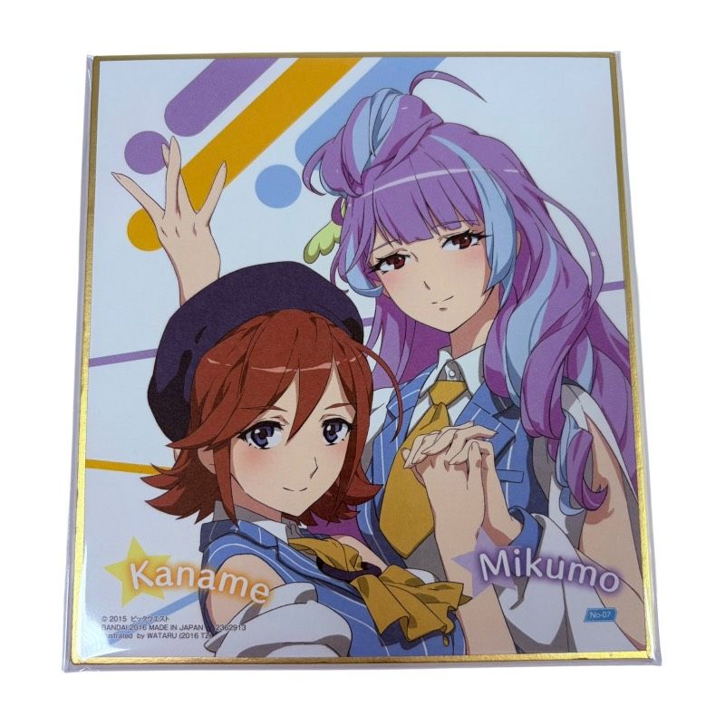 マクロス Δ カナメ バッカニア ミニ色紙 セット 東京スカイツリー 一番