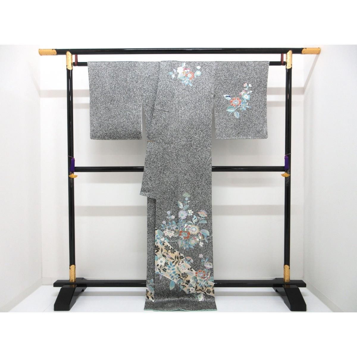 未使用品】訪問着 友禅金彩加工 - メルカリ