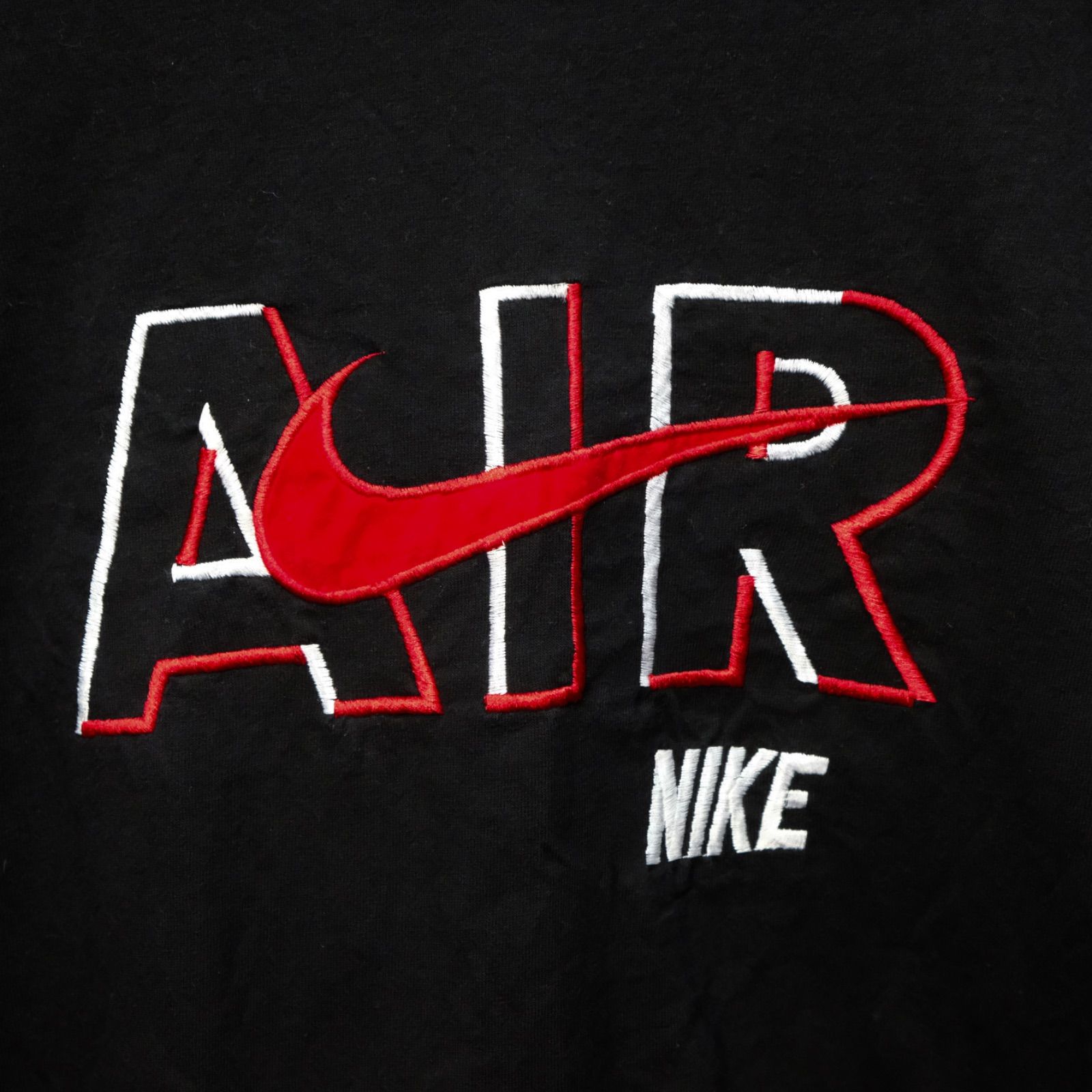 90s~00s USA製 NIKE 白タグ AIR刺繍 半袖Tシャツ スウォッシュ Lサイズ