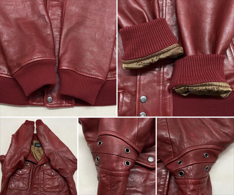 01w-6302 アヴィレックス AVIREX MID ZONE JACKET レザージャケット