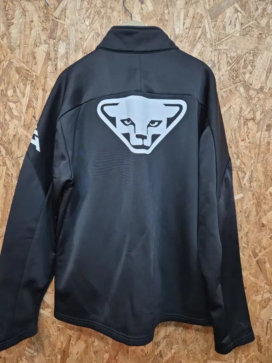 DYNAFIT チーム ロゴ ジップアップ ジャケット / ブラック / XXL / 裏起毛 スポーツウェア