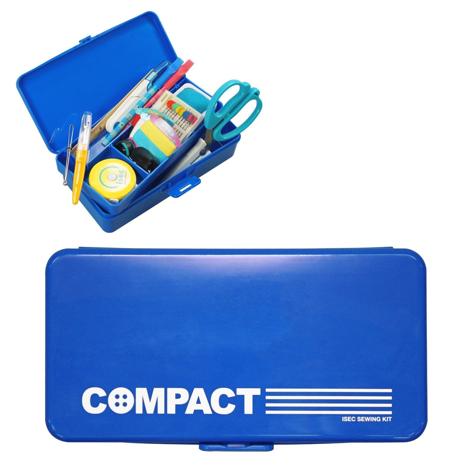 標準 コンパクト裁縫セット (ブルー) [アイセック] - メルカリ