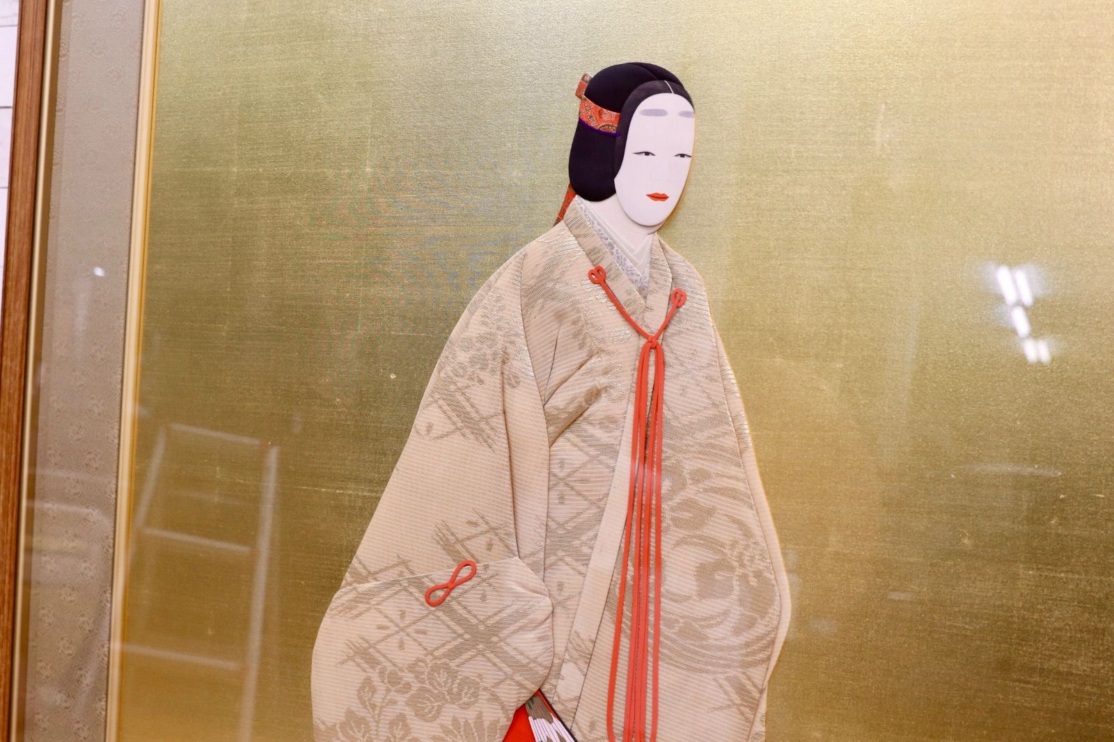 GMIH426○日本画 額装 能装束人物画｜岡崎清光堂 額装 最高級