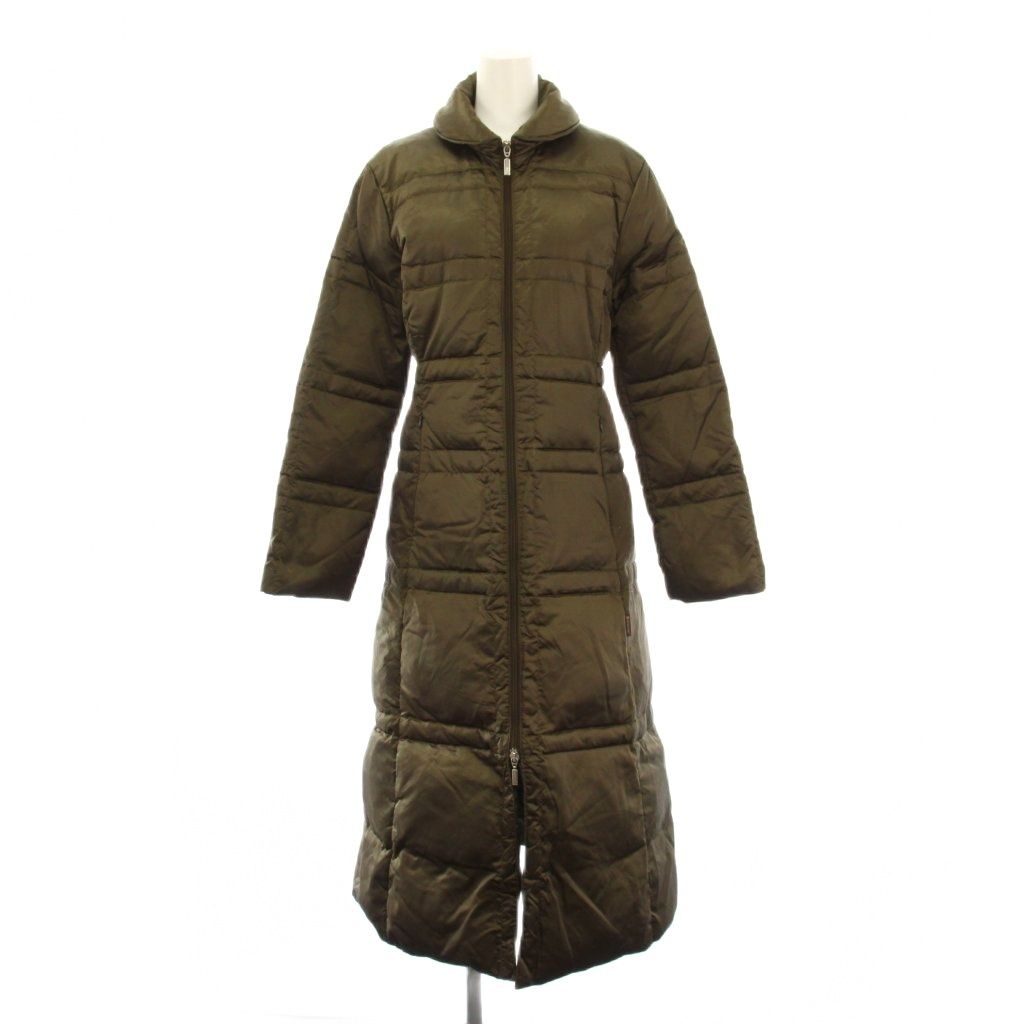 モンクレール MONCLER 茶タグ ダウンコート アウター ロング丈 ジップ