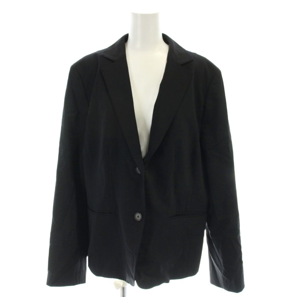 23区 オンワード樫山 セットアップ ジャケット パンツ 48 黒 ブラック