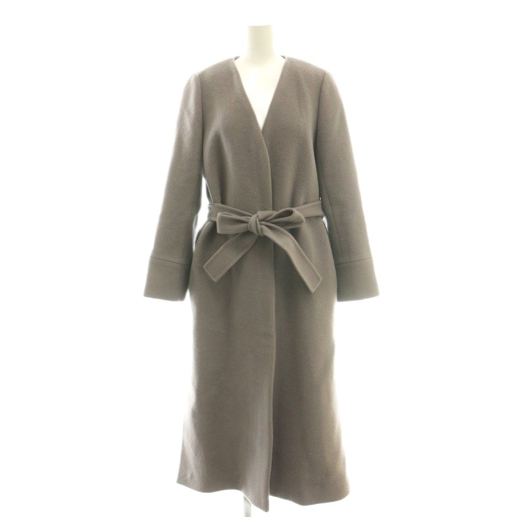 フレイアイディー FRAY I.D MANTECOノーカラーコート アウター ベルト