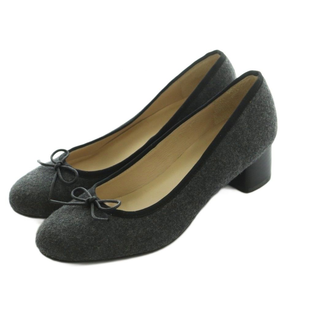 マーガレットハウエル MARGARET HOWELL idea パンプス チャンキー