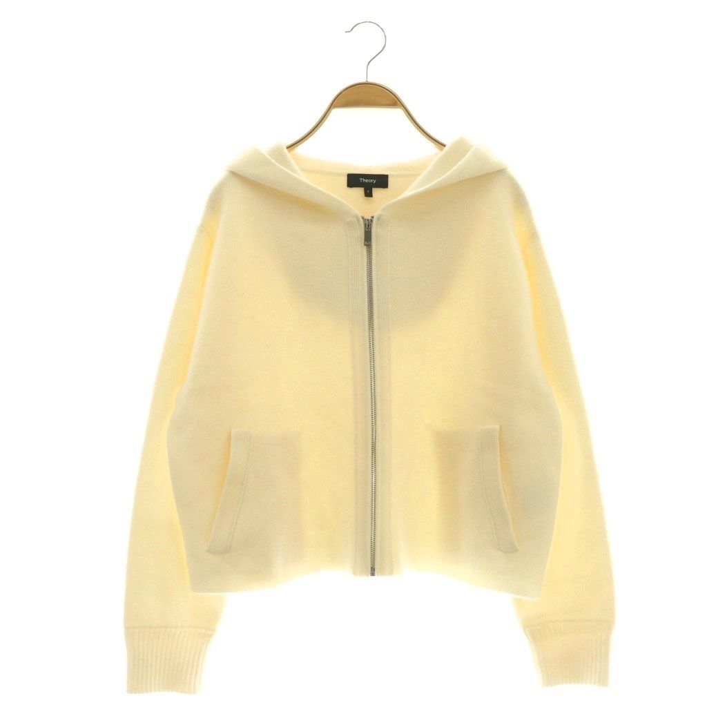 セオリー Theory LANA CASH VARSITY HOODIE フーディー ニットパーカー