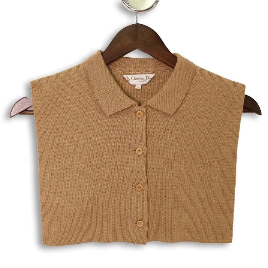 美品】Christian Dior クリスチャンディオール クロップドニットベスト