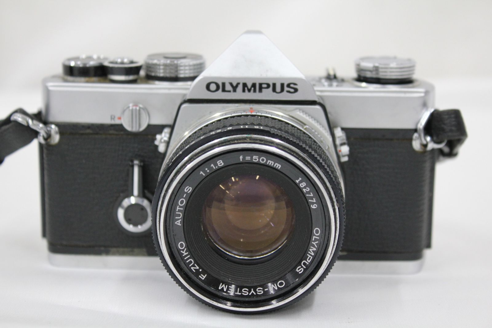 返品保証】 オリンパス Olympus M-1 OM-SYSTEM F.ZUIKO AUTO-S 50mm F1