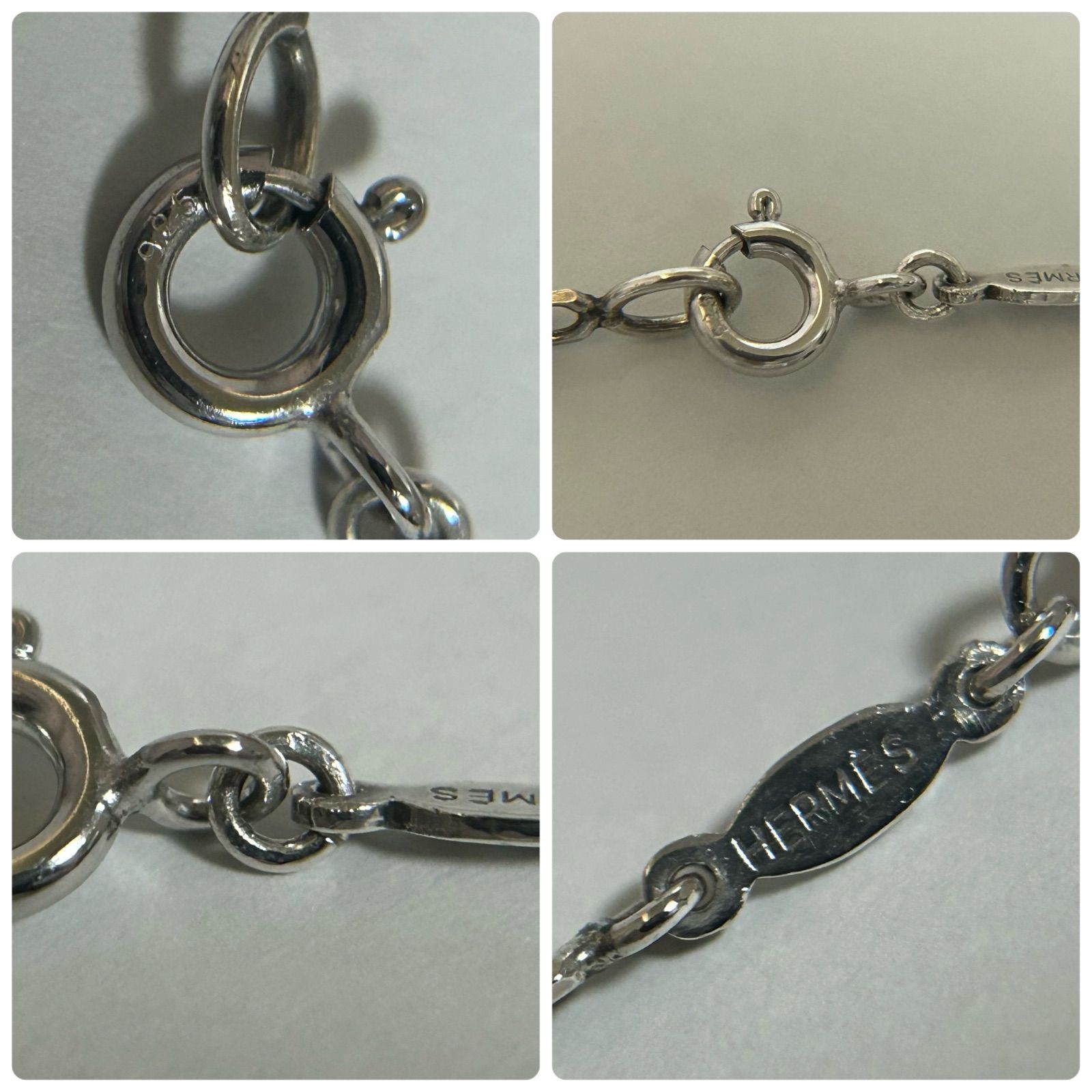 エルメス チェーン ネックレス ヴィンテージ Sterling Silver 925 